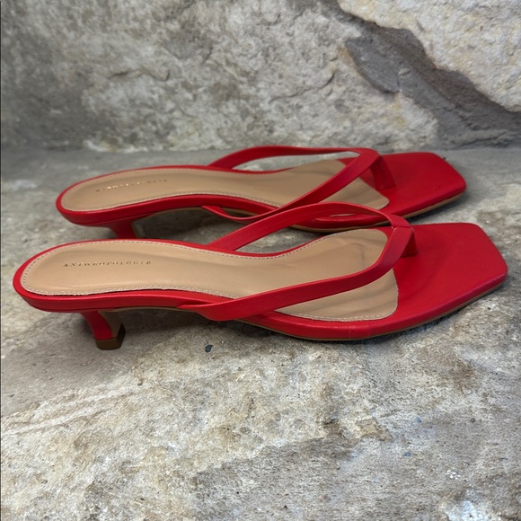 By Anthropologie Thong Kitten Heels - Picture 4 of 6